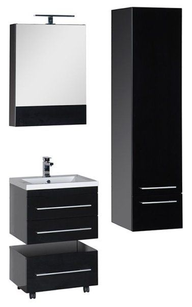 Тумба под раковину Aquanet Нота 00171486 58 черный