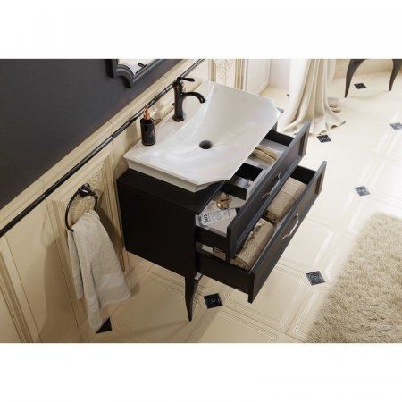 Мебель для ванной Aqwella 5 stars LaDonna LAD0108BLK 85 черный