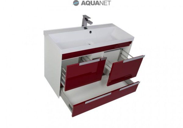 Тумба под раковину  Aquanet Тиволи 00180058 100 бордо