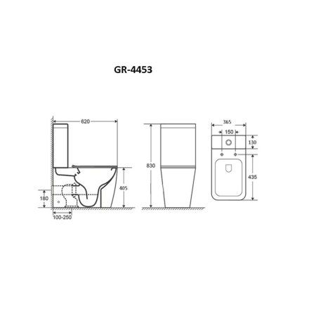 Унитаз-компакт Grossman Style GR-4453S