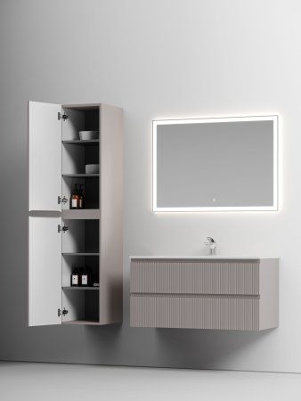 Шкаф-пенал SANCOS Snob T подвесной Doha Soft, 350х350х1650 мм,  PSNT35SM
