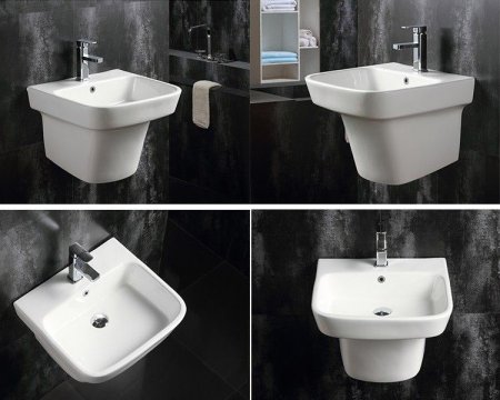 Умывальник CeramaLux NB164, Белый