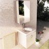 Зеркало-шкаф COMFORTY "Диана-50" белый глянец
