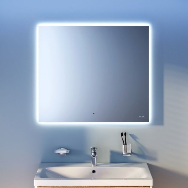 Зеркало с интерьерной Led подсветкой, 80 см AM.PM X-Joy M85MOX10801S, Серебристый