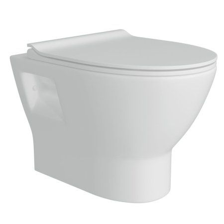 Унитаз подвесной Teymi Ritta безободковый, сиденье микролифт T40809