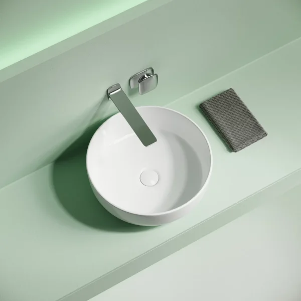 Раковина-чаша Ceramica Nova Taycan CN12003 37,5x37,5 см, накладная, белый