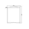 Зеркало Kerasan Retro 734530 bi mat 92 белый матовый