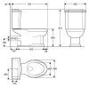 Унитаз-компакт Kohler Devonshire K-19495W-4619W-00
