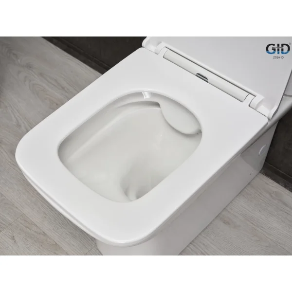Унитаз-компакт GID Tn2125 безободковый, с сиденьем микролифт, белый