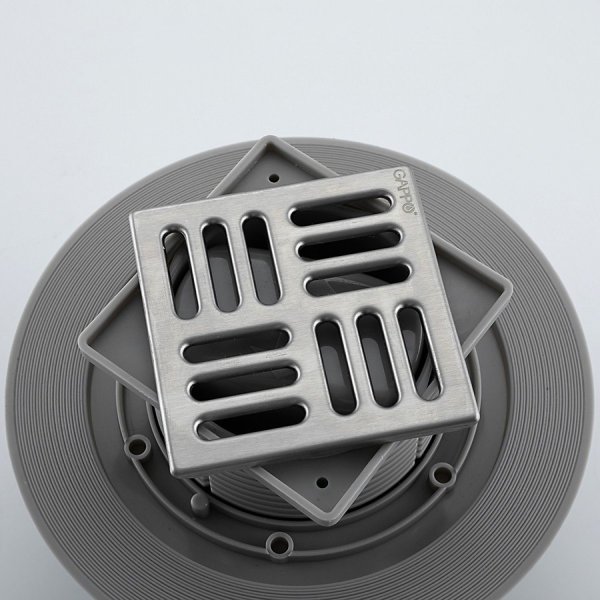 Душевой трап GAPPO , 100*100 мм, сатин G81010-5