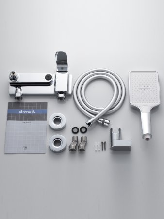 Смеситель для ванны Shevanik S4552, Хром