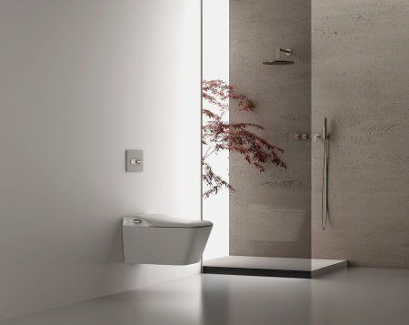 Умный подвесной унитаз AKB2130H с инсталляцией и сенсорной клавишей