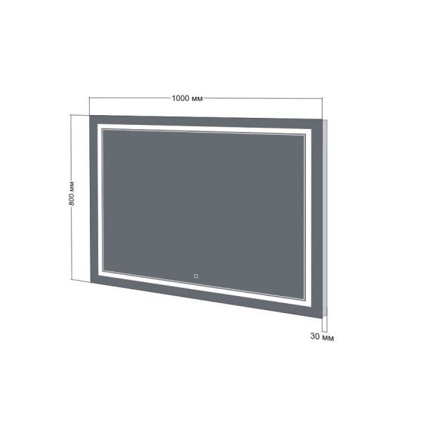 Комплект мебели для ванной Бриклаер БРАЙТОН 100, белый/дуб