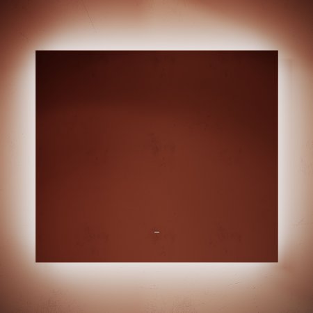 Зеркало для ванной комнаты SANCOS SQUARE 800х700 с подсветкой,  SQ800