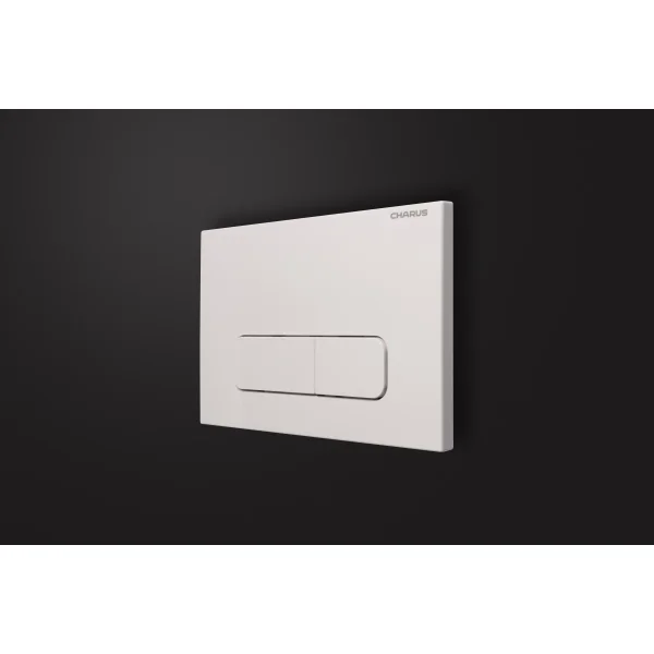 Кнопка смыва Charus Elegia FP.320.11.01 для инсталляции, белый глянец