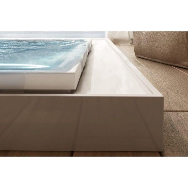 Ванна Gruppo Treesse Fusion V863D+STATA+CROLED 230х180 с гидромассажем, белый