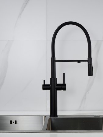 Смеситель для кухни Shevanik S478H, Черный