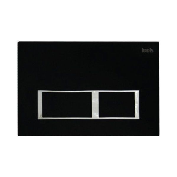 Клавиша смыва IDDIS Unifix универсальная матовый черный 061 (UNI61MBi77)