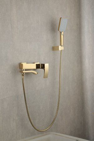 Смеситель для ванны Gappo G3207-3, однорычажный, золото