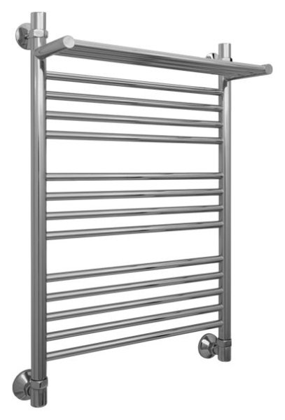 Полотенцесушитель водяной Сунержа Богема с полкой 800x500 L хром с доп. перемычкой