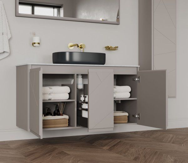 Тумба под раковину Allen Brau Paris 120 1.360004.WM белый матовый