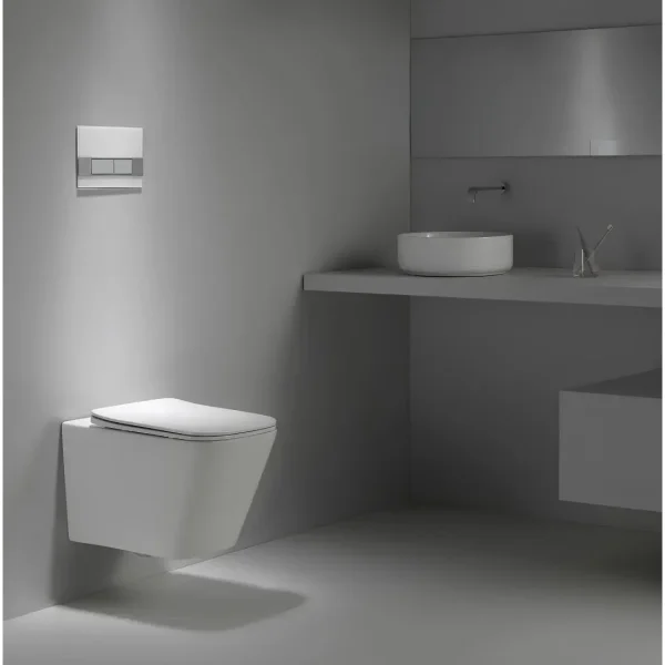 Унитаз подвесной Ceruttispa Maiella Aria CT9164 безободковый, с сиденьем микролифт, белый матовый