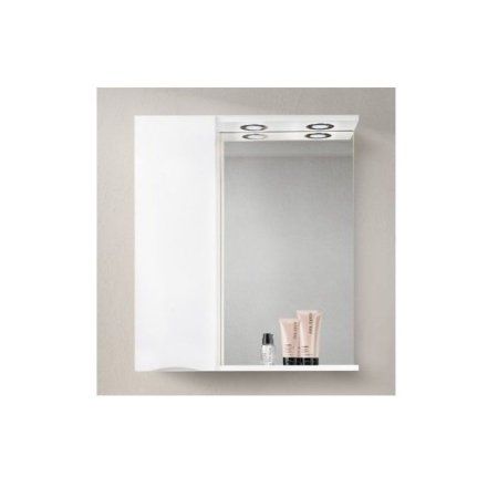 Шкаф-зеркало BelBagno Marino MARINO-SPC-800/750-1A-BL-P-L 80 bianco lucido