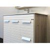 Тумба-умывальник COMFORTY Comforty Клеон-90Н дуб дымчатый с раковиной Comforty 9090M