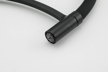 Смеситель для кухни с гибким изливом Frap F4552-6 черный