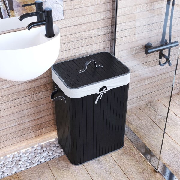 Корзина для белья WasserKRAFT Nuthe WBOE-9PV10OT-LCU коричневый