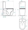 Чаша унитаза Koller Pool Round с сидением (RN-0665-RC-C)