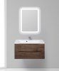 Тумба с раковиной BelBagno Marino MARINO-900-2C-SO-RW-P 90 rovere moro