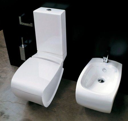 Унитаз-компакт Hidra Ceramica Hi-line черный