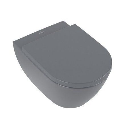 Чаша подвесного унитаза Villeroy & Boch Subway 2.0 5614R0i4 Graphite CeramicPlus