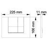 Комплект Berges Wasserhaus Novum 043247 подвесной унитаз + инсталляция + кнопка S3