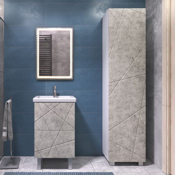 Шкаф VIGO Geometry 450 бетон (243 бетон)