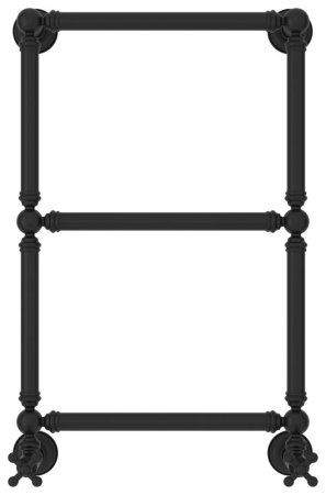 Полотенцесушитель водяной Сунержа Ренессанс 31-0280-6640 660x400 черный матовый