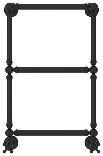 Полотенцесушитель водяной Сунержа Ренессанс 31-0280-6640 660x400 черный матовый