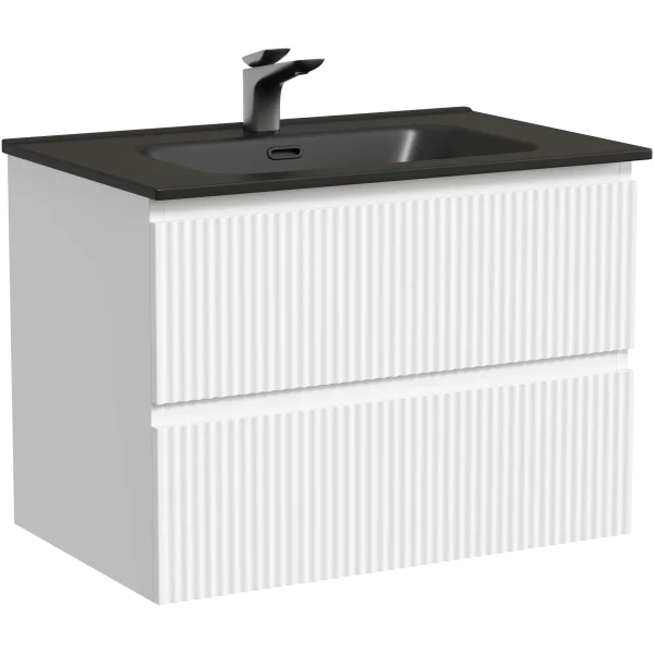 Тумба под раковину Sancos Snob R SNR70W 69 см, подвесная, белый матовый