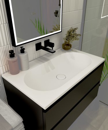 Раковина Florentina Гавана 90 см 10.260.00900.001, белая