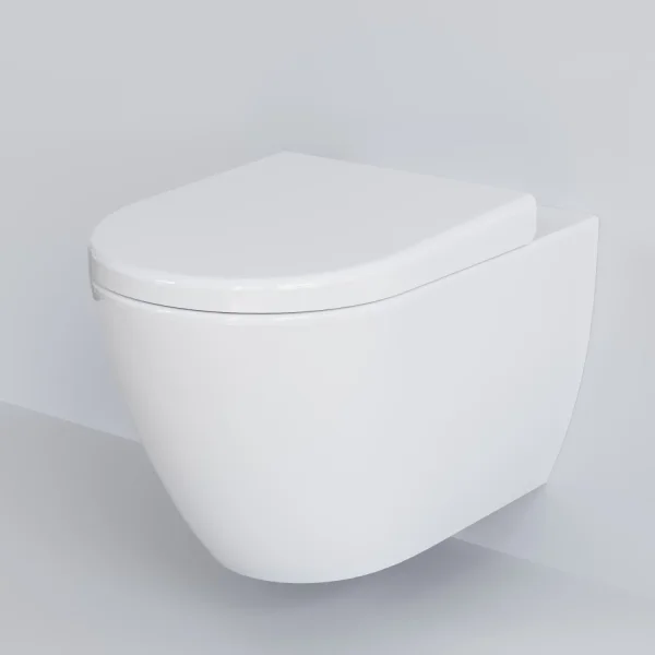 Унитаз подвесной Ambassador Queen 113T20001R безободковый, белый глянец