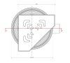 Душевой трап Pestan Confluo Standard Angle Vertical Angle 13000021 полированная сталь