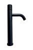 Смеситель Boheme Stick 122-BB для раковины высокий, черный матовый, diamond