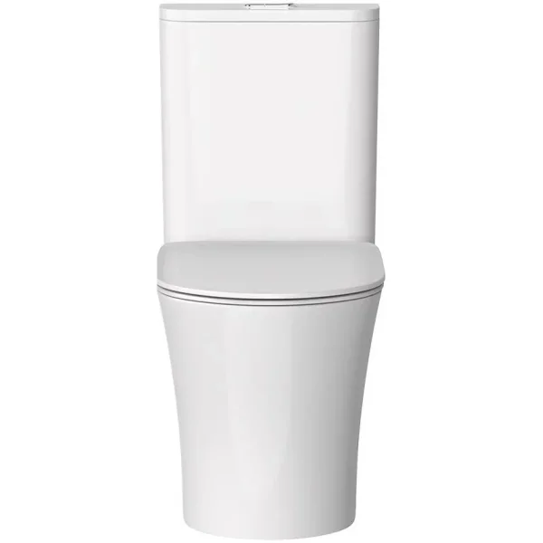 Унитаз напольный Arrow AB2232H безободковый, без бачка, с сиденьем микролифт, белый