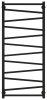 Полотенцесушитель водяной Сунержа Сирокко 31-0253-1250 1200x500 черный матовый