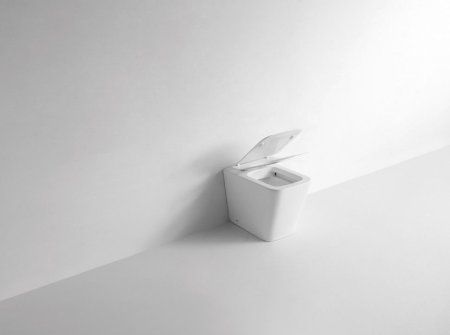 Унитаз приставной CeramaLux 3170, Бело-Глянцевый