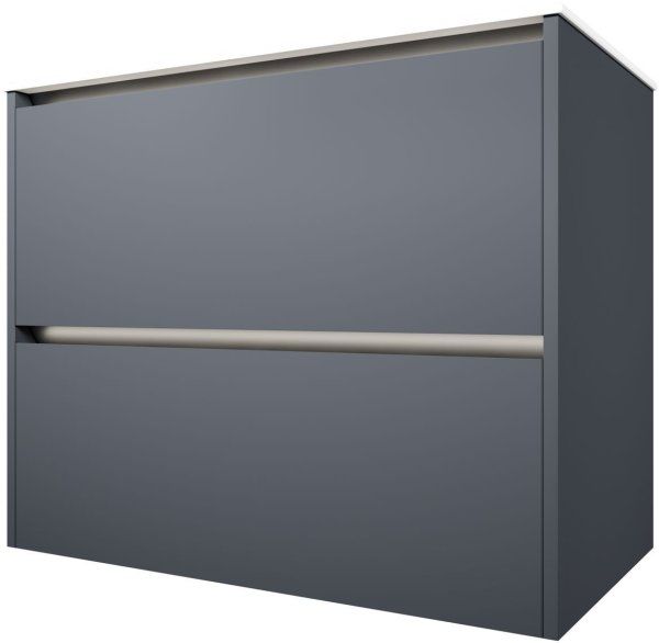 Тумба под раковину Allen Brau Activity 80 1.34012.BGM синий матовый/олива браш