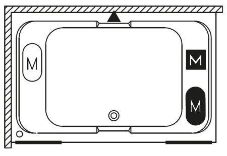 Ванна акриловая Riho Laura BZ2800500000000 180x115