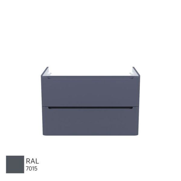 Тумба подвесная, 80 см, темно-серый, Edifice, IDDIS, EDROI8XE0DJT0iGN95VK  подходит умыв. 0108000i28