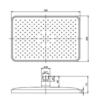 Встроенная душевая система RUSH Thira (TR3635-60Grey)